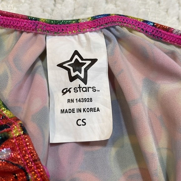 GK ELITE STARS gymnastic leotard Child Small - Picture 3 of 6